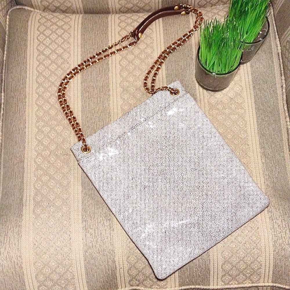 HOBO Convertible Crossbody Bag in Embossed Stingray